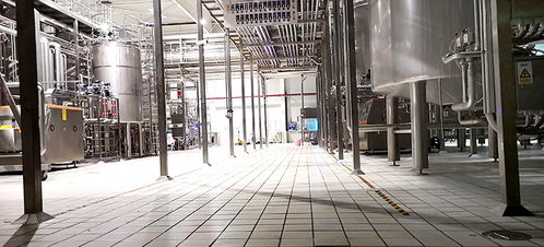 云南伊利乳業(yè)生產(chǎn)線設(shè)備品質(zhì)升級,康平地面安全保護角應(yīng)用云南伊利工廠